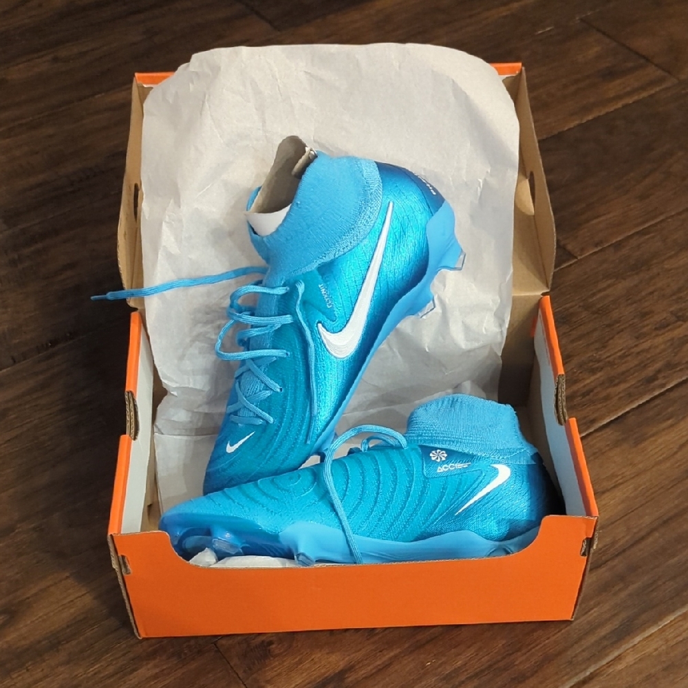 Nike Blue Soccer Cleats